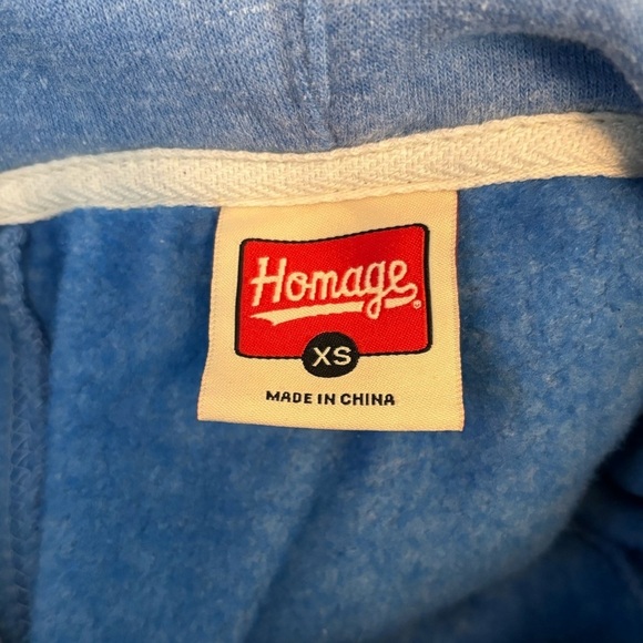 Homage | SpongeBob And Patrick X Denver Broncos Hoodie Blue Sz XS - Picture 4 of 8